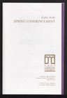 Program of the Eighty-Sixth Spring Commencement of East Carolina University